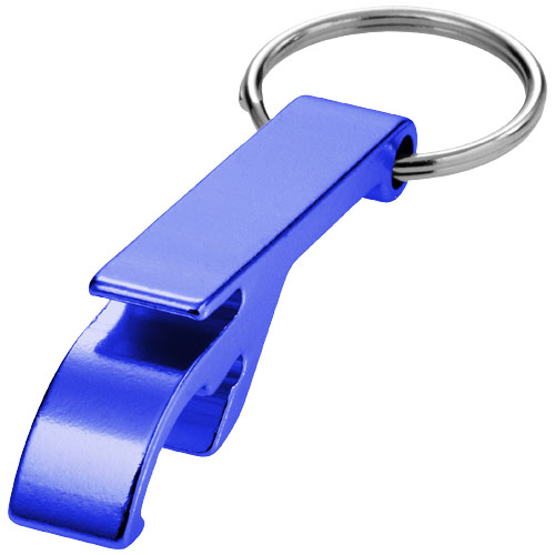 PF Tao Schlüsselanhänger mit Flaschen- und Dosenöffner aus Aluminium blau