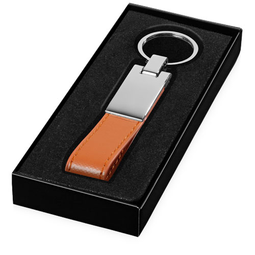 PF Strap Schlüsselanhänger orange,silber