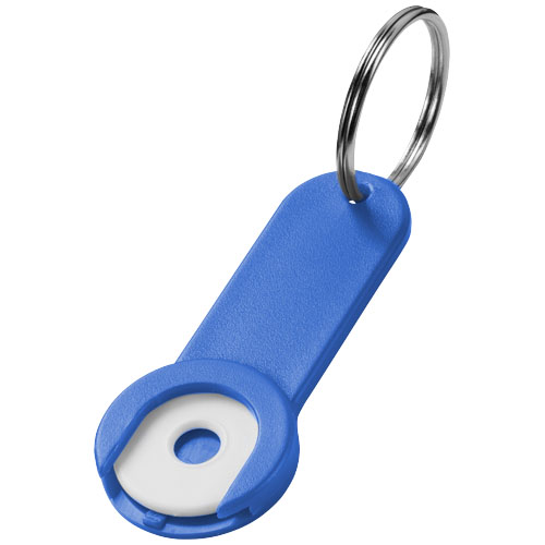 PF Shoppy Schlüsselanhänger mit Münzhalter royalblau