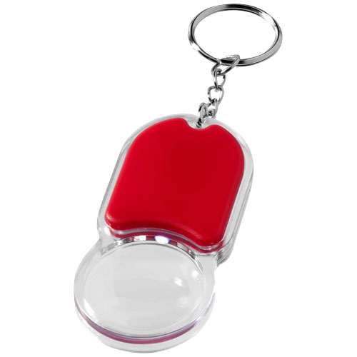 PF Zoomy Schlüssellicht mit Lupe rot