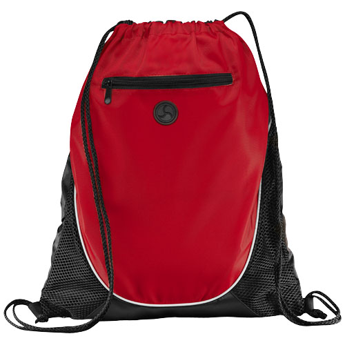 PF Peek Rucksack mit Kordelzug rot,schwarz