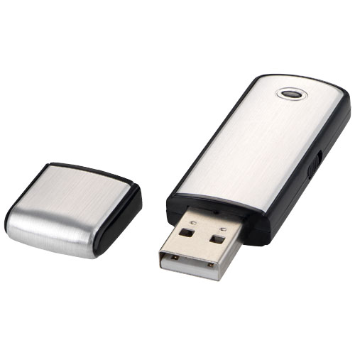 PF Square 2 GB USB-Stick silber,schwarz