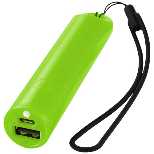 PF Beam Powerbank mit Schlüsselband und Licht 2200 mAh limone