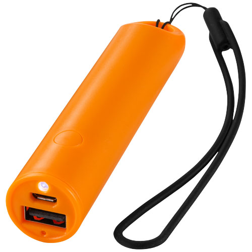 PF Beam Powerbank mit Schlüsselband und Licht 2200 mAh orange