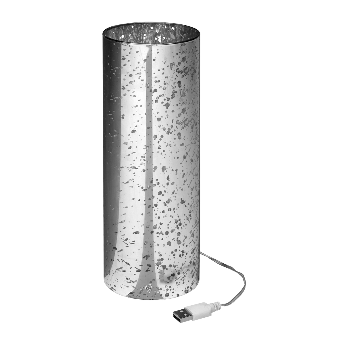 LM LED Lampe REFLECTS-WALLASEY silber, transparent
