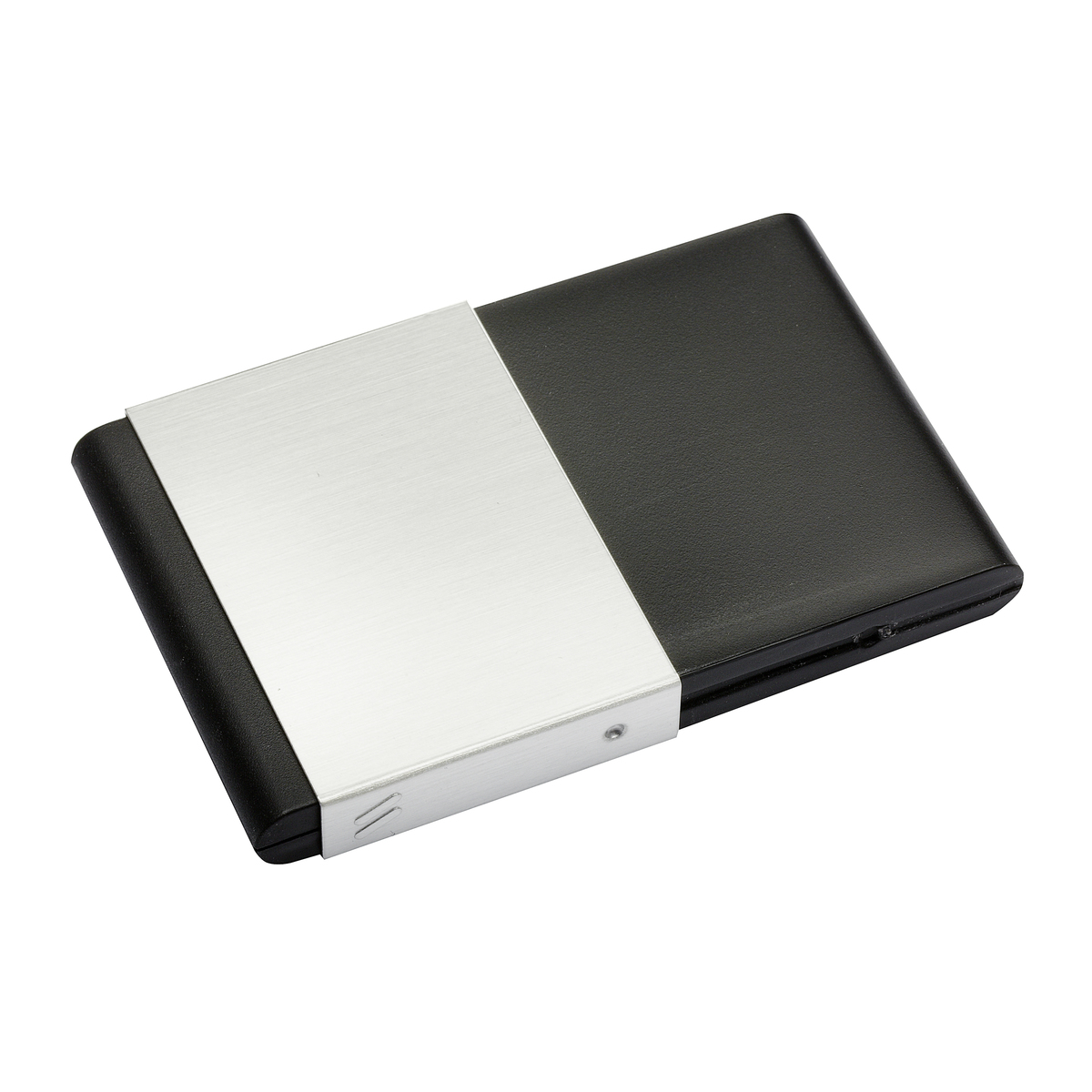 LM Visitenkartenbox REFLECTS-SARZEDO SILVER BLACK schwarz, silber, silber/schwarz