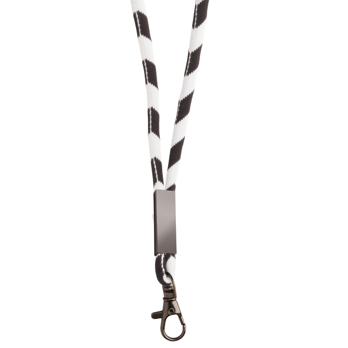 LM Lanyard BLACK/WHITE schwarz/weiß