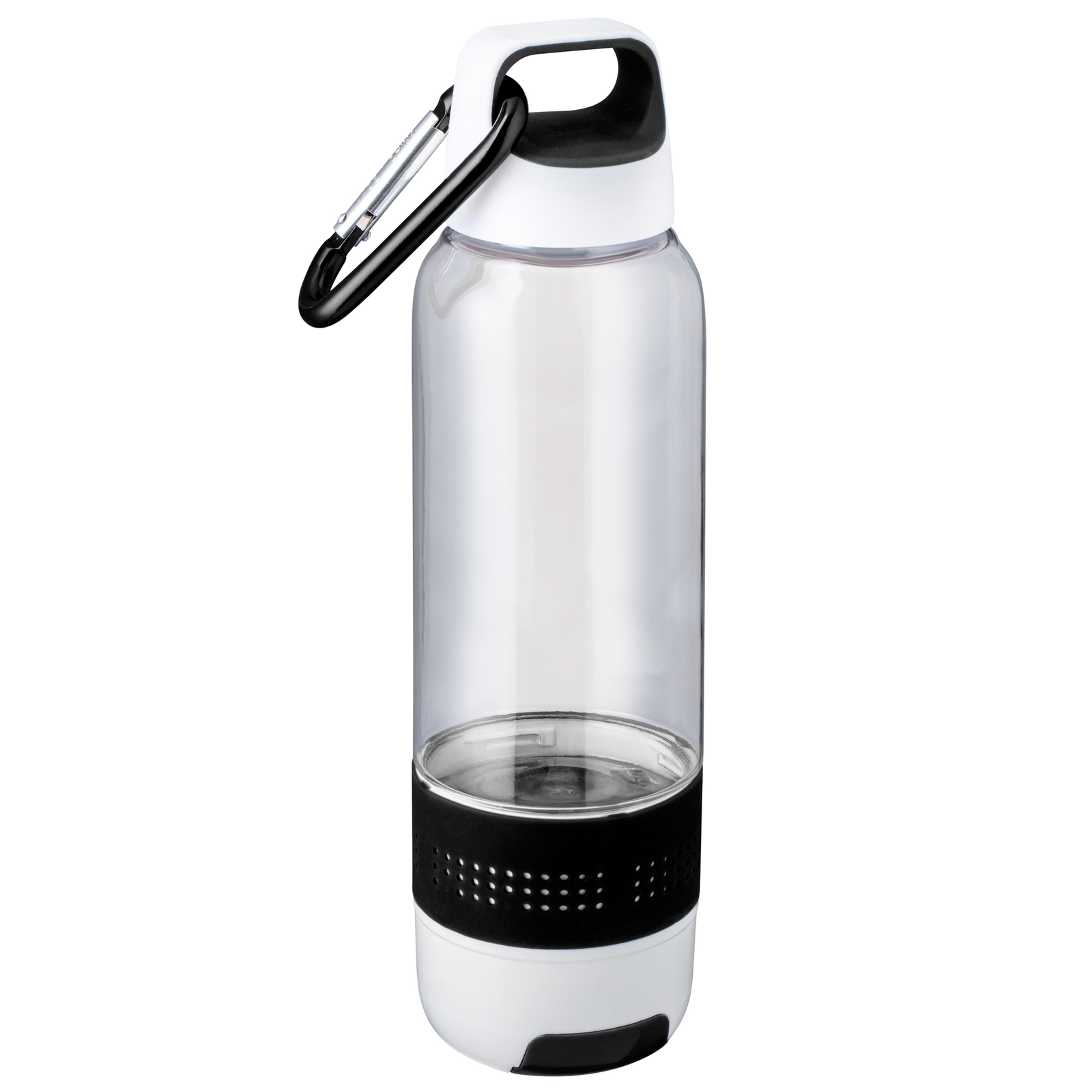 LM Trinkflasche mit Handtuch und Kühlfunktion REFLECTS-SUMATRA BLACK schwarz, transparent, weiß