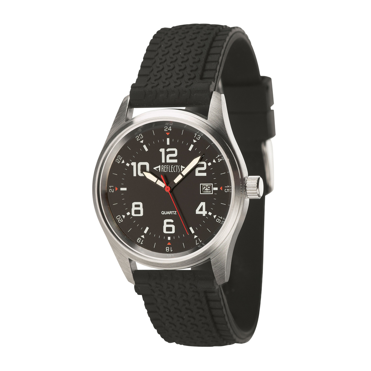 LM Armbanduhr REFLECTS-CLASSIC BLACK schwarz