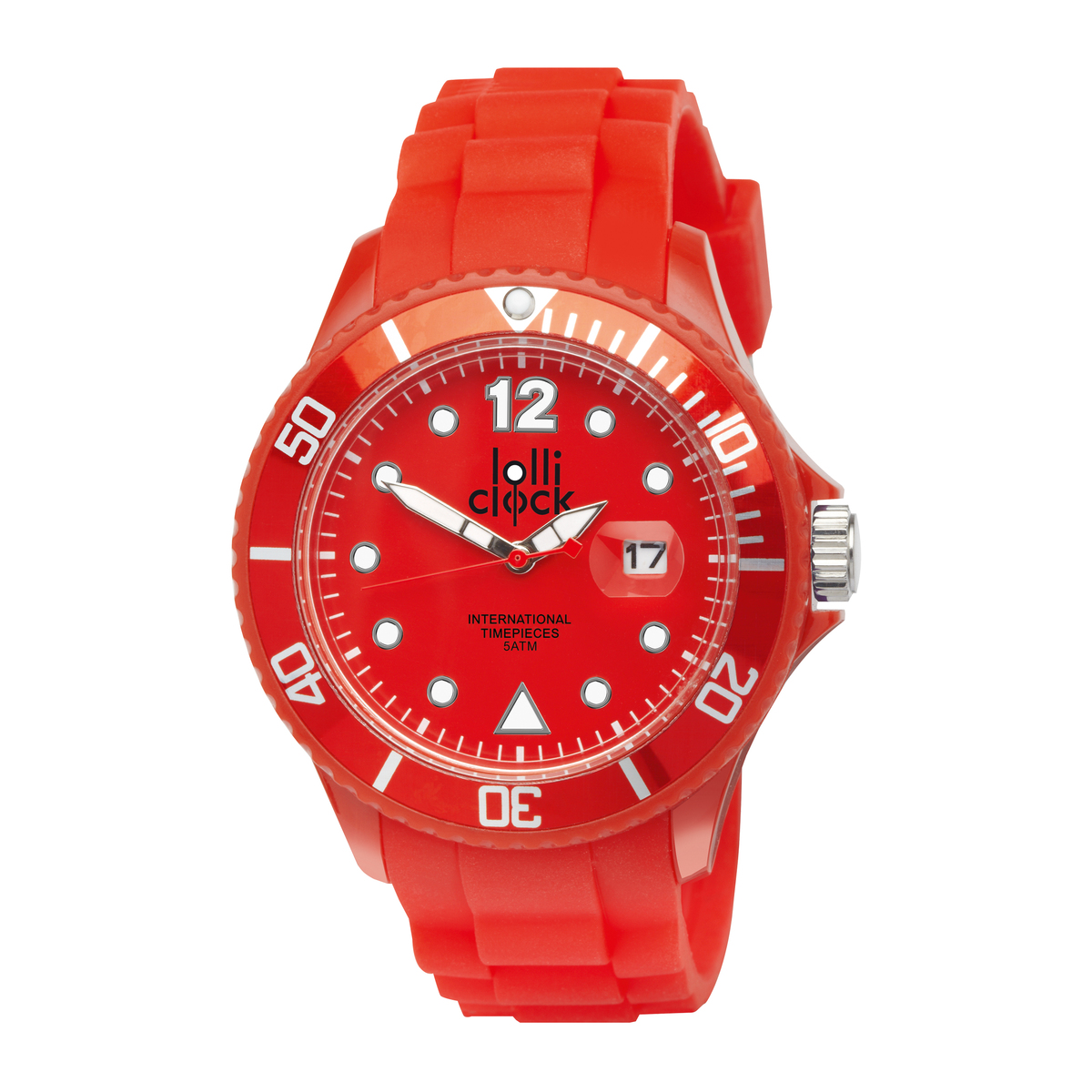 LM Armbanduhr LOLLICLOCK-DATE RED rot