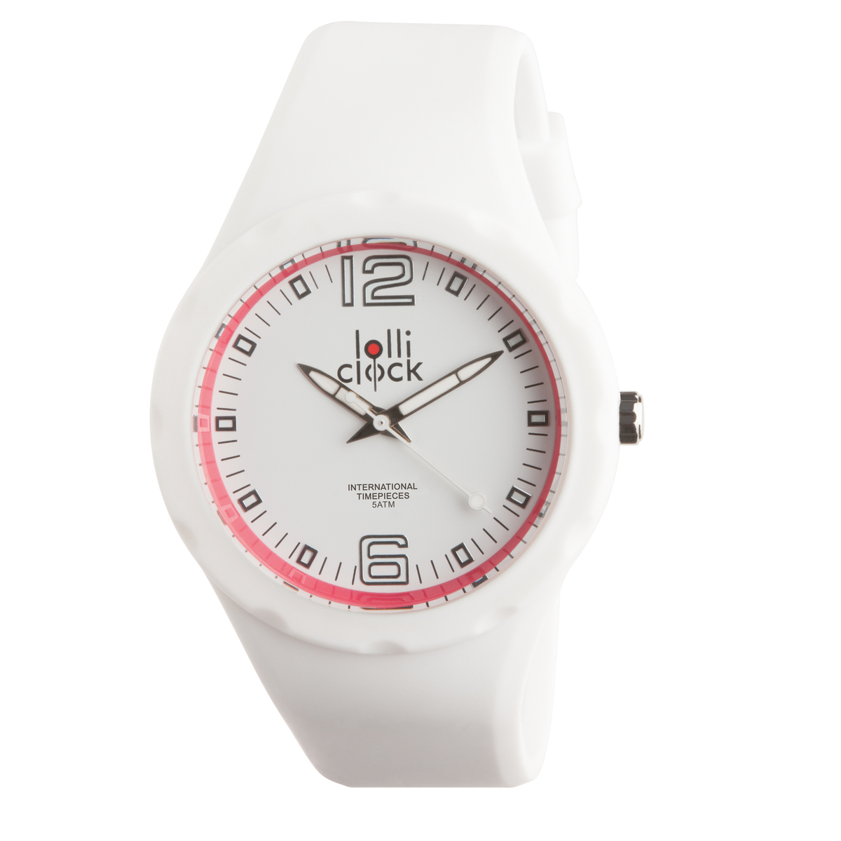 LM Armbanduhr LOLLICLOCK-FRESH WHITE MAGENTA weiß / magenta