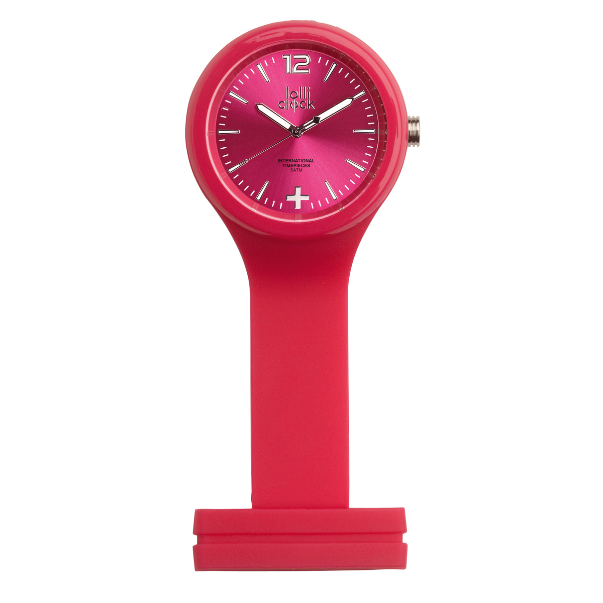 LM Uhr LOLLICLOCK-CARE MAGENTA magenta