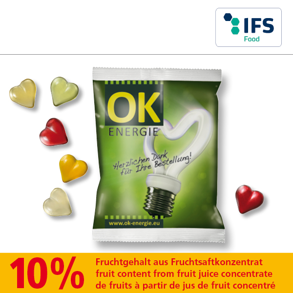 KALFANY Fruchtgummi-Herzen