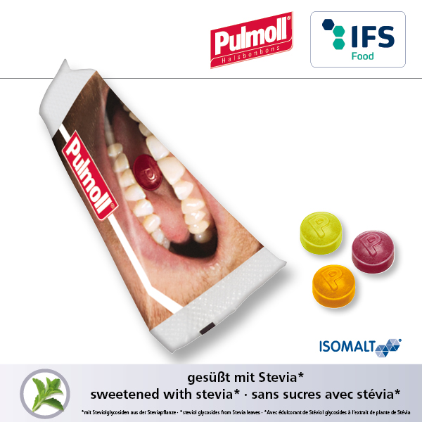 KALFANY Promo-Spitz mit Pulmoll Halsbonbons