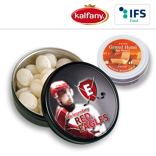 KALFANY Black or White Dose mit Kalfany Eisbonbons 