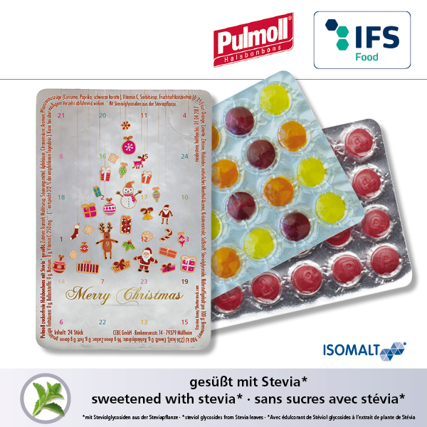 KALFANY Kleinster (Advents-)Kalender der Welt Standardmotive mit Pulmoll