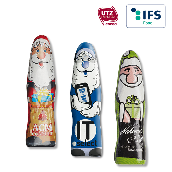 KALFANY MINI Schoki-Weihnachtsmaennchen Individuell