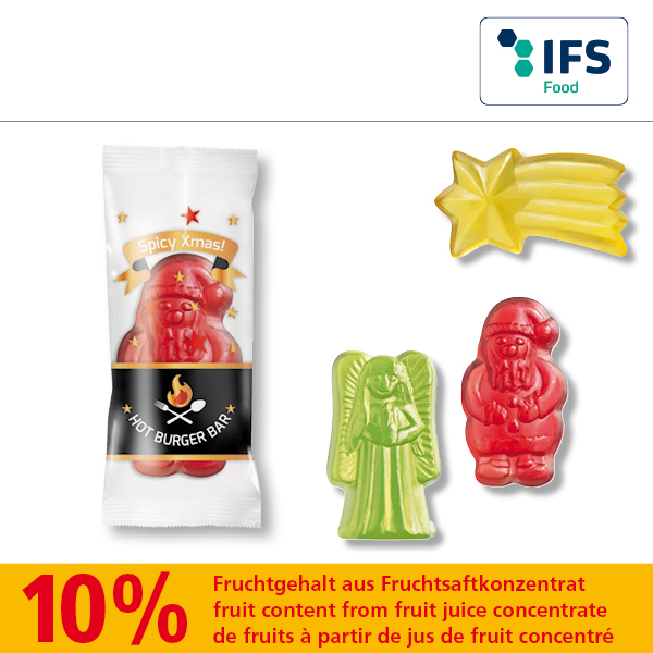 KALFANY Fruchtgummi Weihnachtsmotive Individuell 