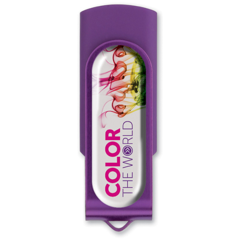 TOPPOINT USB Stick Twister 16GB mit Doming Lila