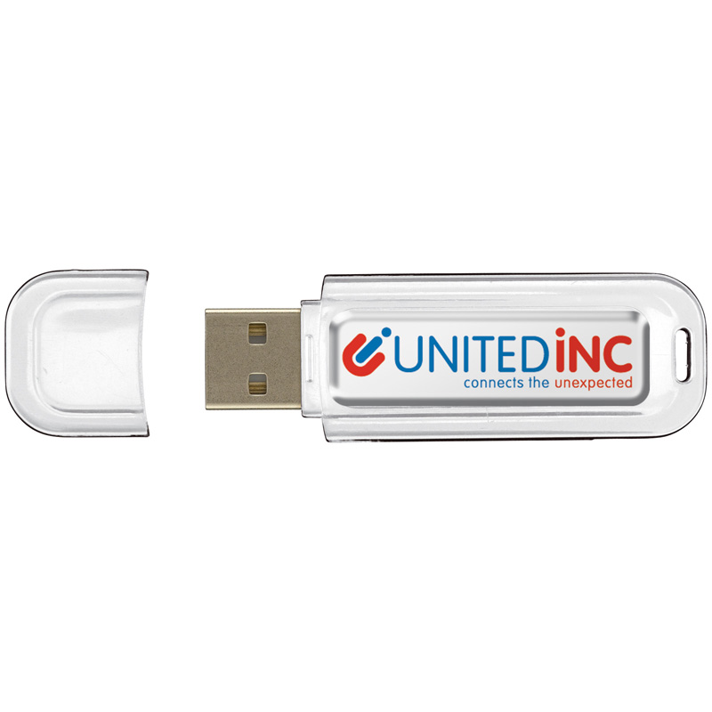 TOPPOINT USB 4GB Flash drive Doming Weiss