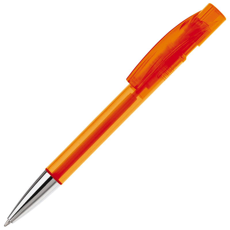 TOPPOINT Kugelschreiber Wega Transparent Metal Tip Transparent Orange