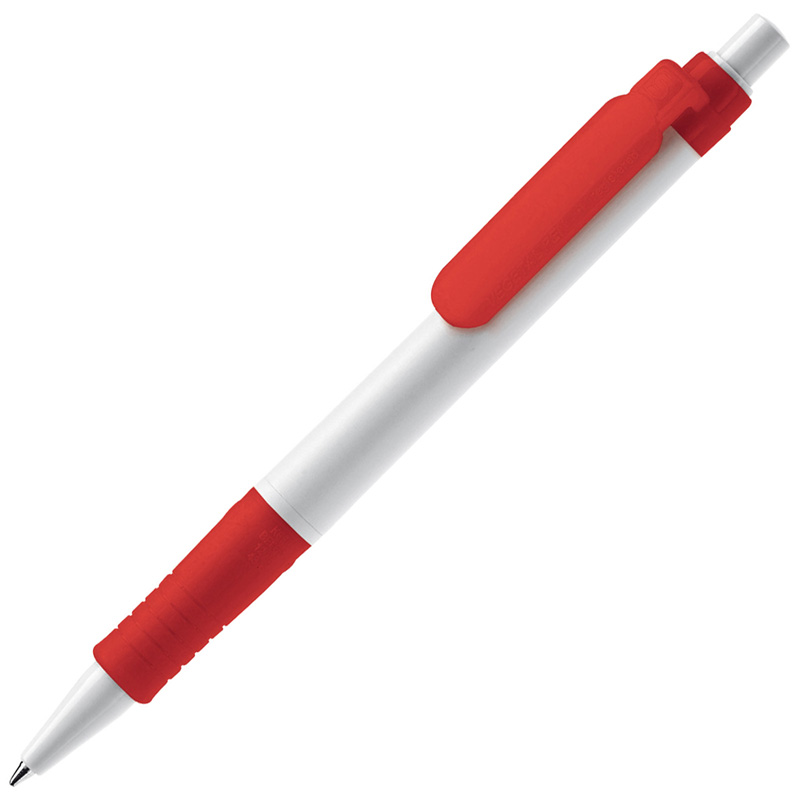 TOPPOINT Kugelschreiber Vegetal Pen Weiss / Rot