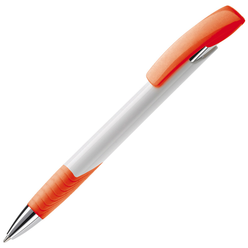 TOPPOINT Kugelschreiber Zorro Hardcolour Weiss / Orange