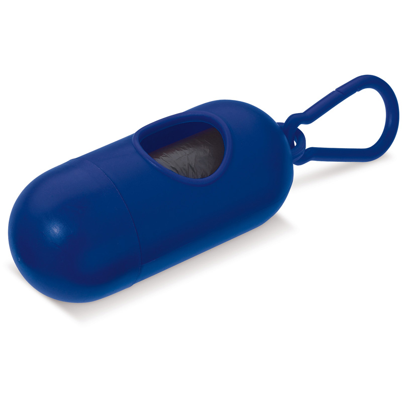 TOPPOINT Müllbeutel Dispenser Karabiner Blau