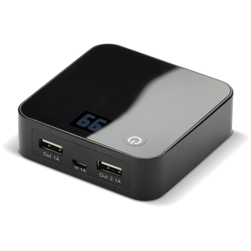 TOPPOINT Powerbank 6000mAh Quadratisch Schwarz