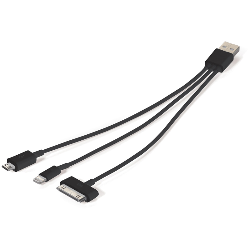 TOPPOINT Powerbank / USB Kabel Schwarz