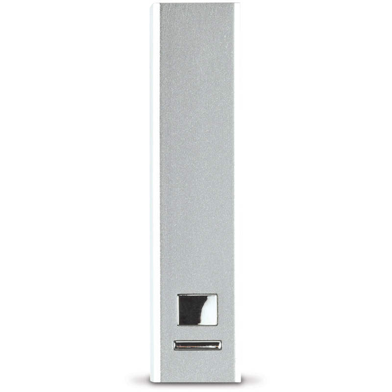 TOPPOINT Powerbank TÜV GS 2600mAh Alum. Silber