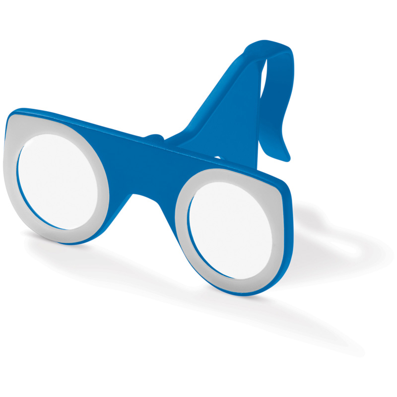 TOPPOINT Faltbare VR-Brille Blau / Weiss