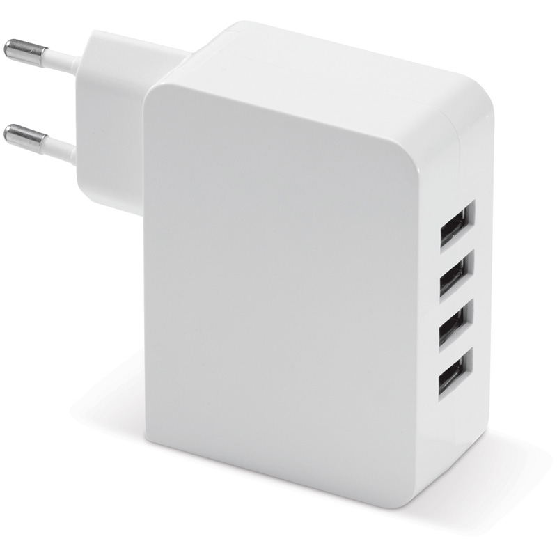 TOPPOINT USB Adapter 4 Anschlüsse Weiss