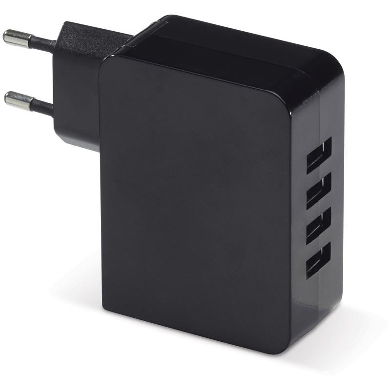 TOPPOINT USB Adapter 4 Anschlüsse Schwarz