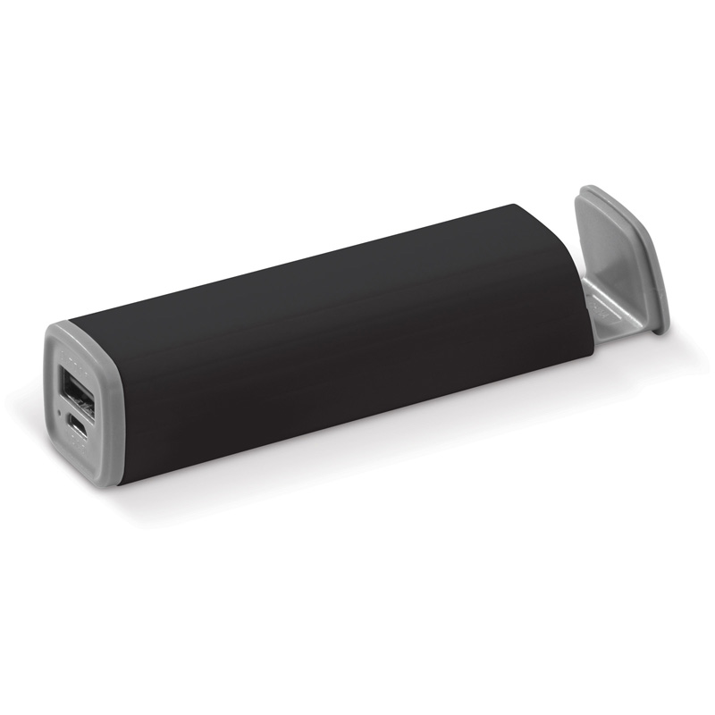 TOPPOINT Powerbank Handyhalter 2200mAh Schwarz / Grau