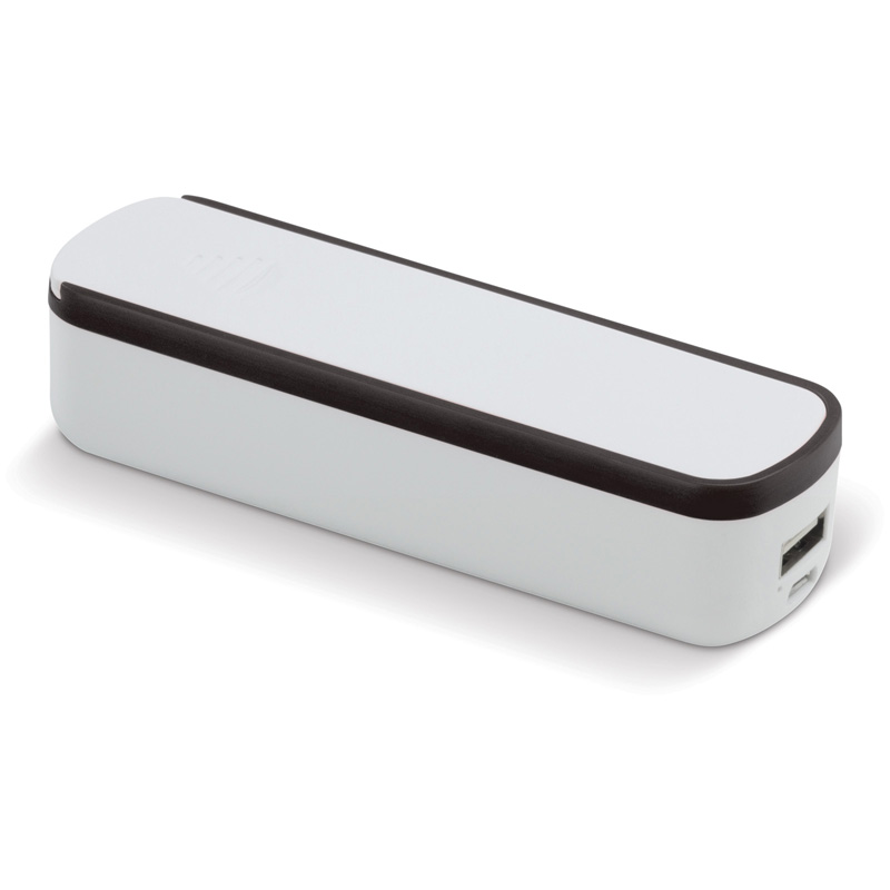 TOPPOINT Powerbank Slide-n-Charge 2200mAh Weiss / Schwarz