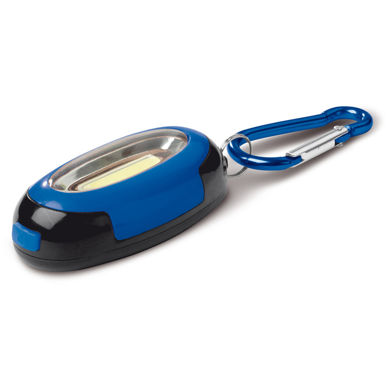 TOPPOINT COB Licht mit Karabiner Blau / Schwarz