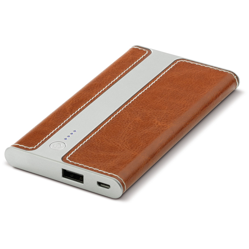 TOPPOINT Cover Powerbank 4000mAh Braun