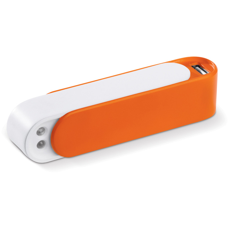 TOPPOINT Transformer Powerbank 2200 mAh Weiss / Orange