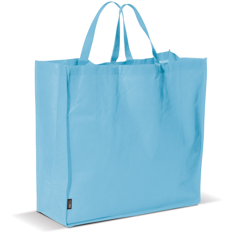 TOPPOINT Große Tasche aus Non Woven Hellblau