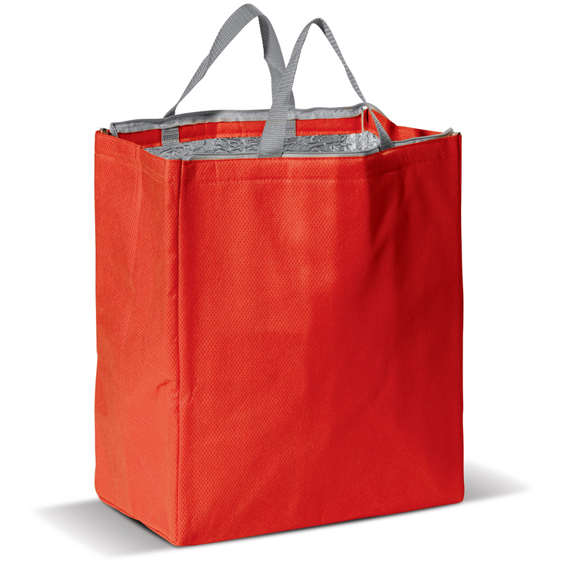 TOPPOINT Große Kühltasche aus Non Woven Rot