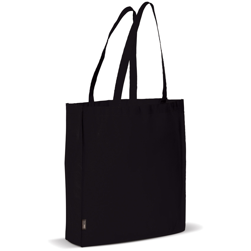 TOPPOINT Non Woven Tasche mit Bodenfalte Schwarz