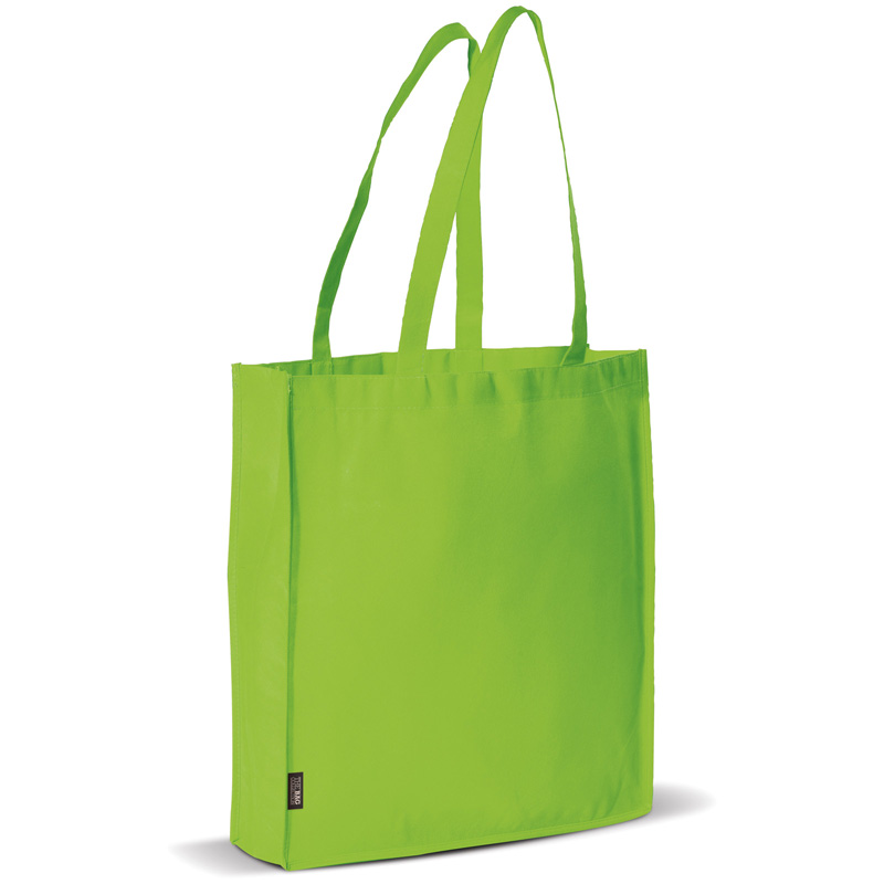 TOPPOINT Non Woven Tasche mit Bodenfalte Hellgrün