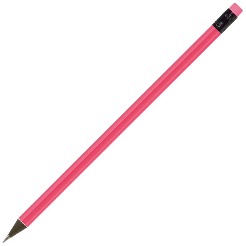 TOPPOINT Bleistift mit Radiergummi Rosa