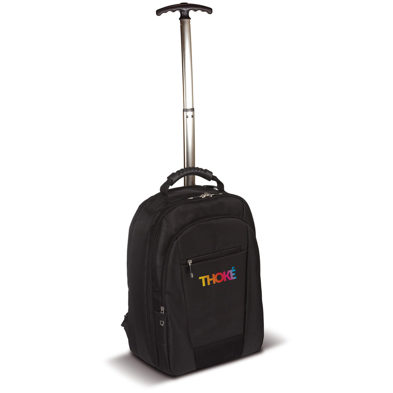 TOPPOINT Laptop Trolley/Rucksack Schwarz