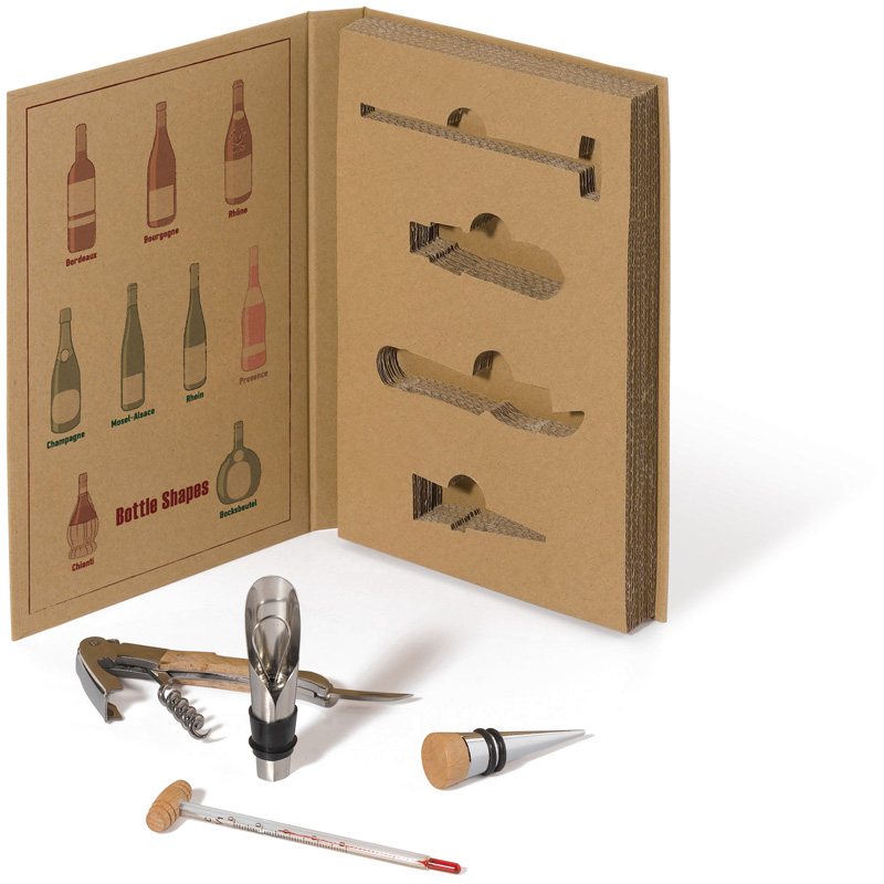 TOPPOINT Wein Set Braun