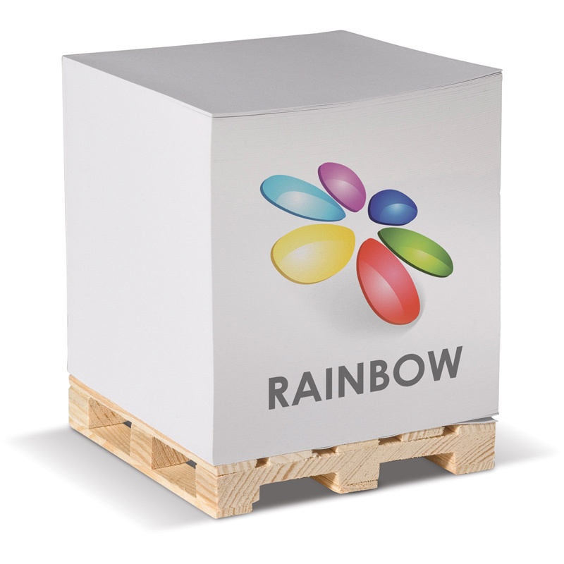 TOPPOINT Zettelblock auf Holzpalette