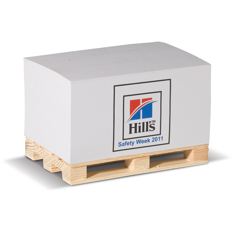 TOPPOINT Zettelblock auf Holzpalette