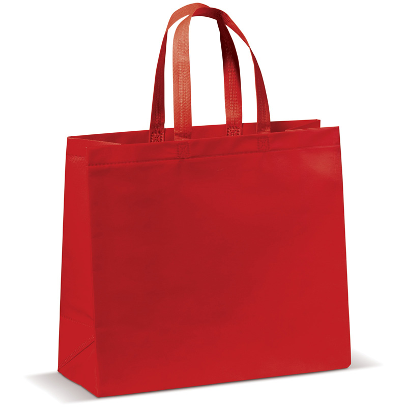 TOPPOINT Laminierte Non Woven Tasche 5 Rot