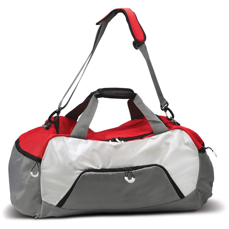 TOPPOINT Reisetasche Matthew Grau / Rot